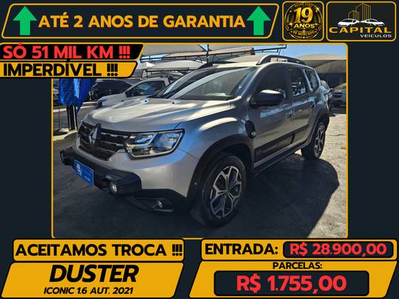 RENAULT DUSTER 1.6 16V SCE FLEX ICONIC X-TRONIC
